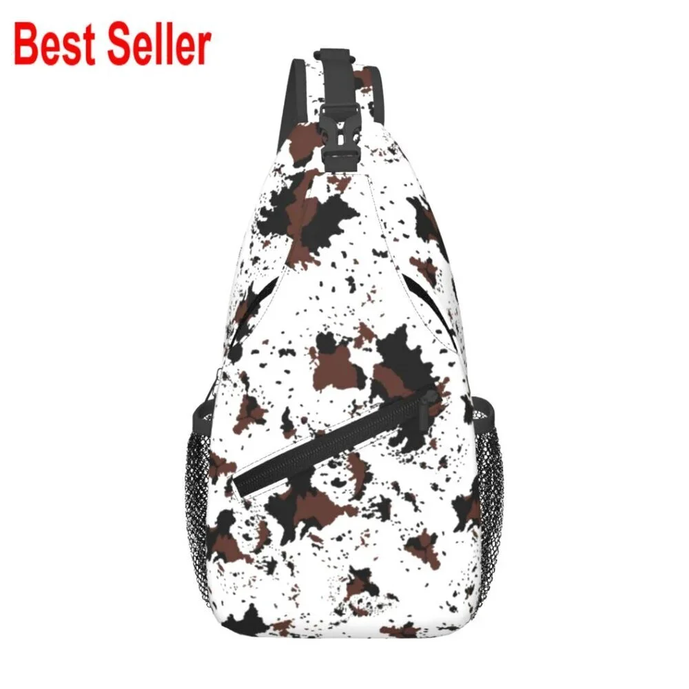 Polyester Sling Backpack Crossbody Bag Adjustable Strap Casual Daypack